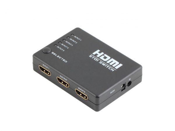 SWITCHE HDMI 5X1 CON CONTROL REMOTO. COD:19430. LULOVA PS-357 - Imagen 3