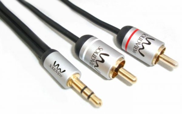 CABLE STEREO A 2 RCA. 3 METROS, COD:19234, SOLIDVIEW CB-509