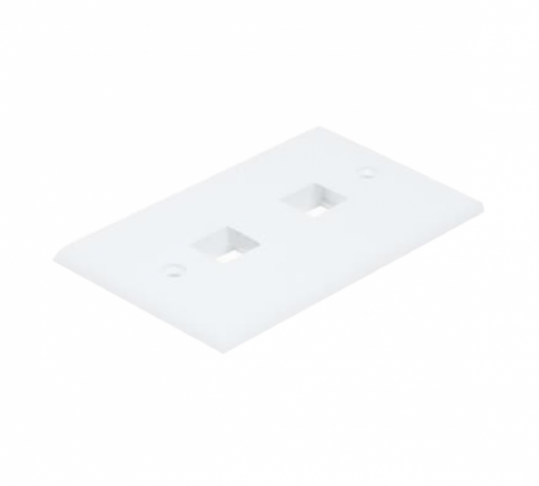 PLACA DE PARED DE 2 PERFORACIONES. COD:12981. SOLIDVIEW MI-602