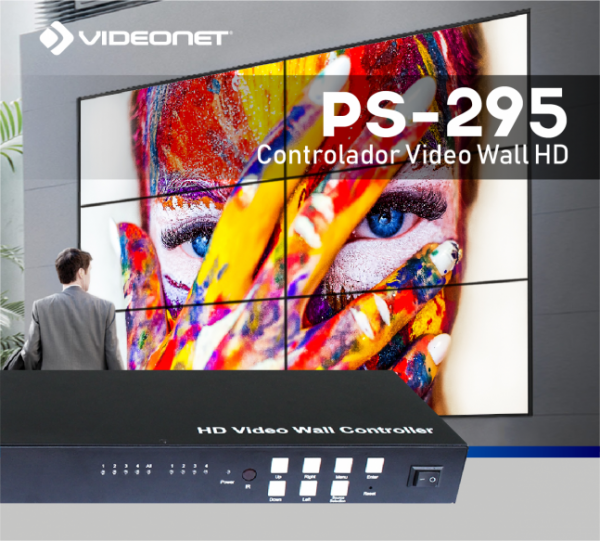 PROCESADOR DE VIDEOWALL 2X2 ESCALABLE A 3X3. COD: PS-295