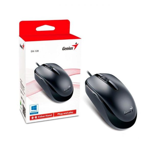 Mouse Óptico Usb Genius Dx 120 Negro COD: 13737