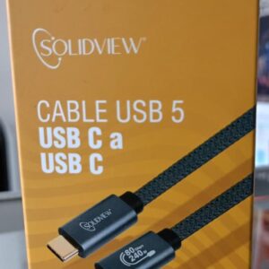 CABLE USB C 80GBPS 240WATTS 8K 60HZ 1.5MTS THUNDERBOLT 4  COD: 14327