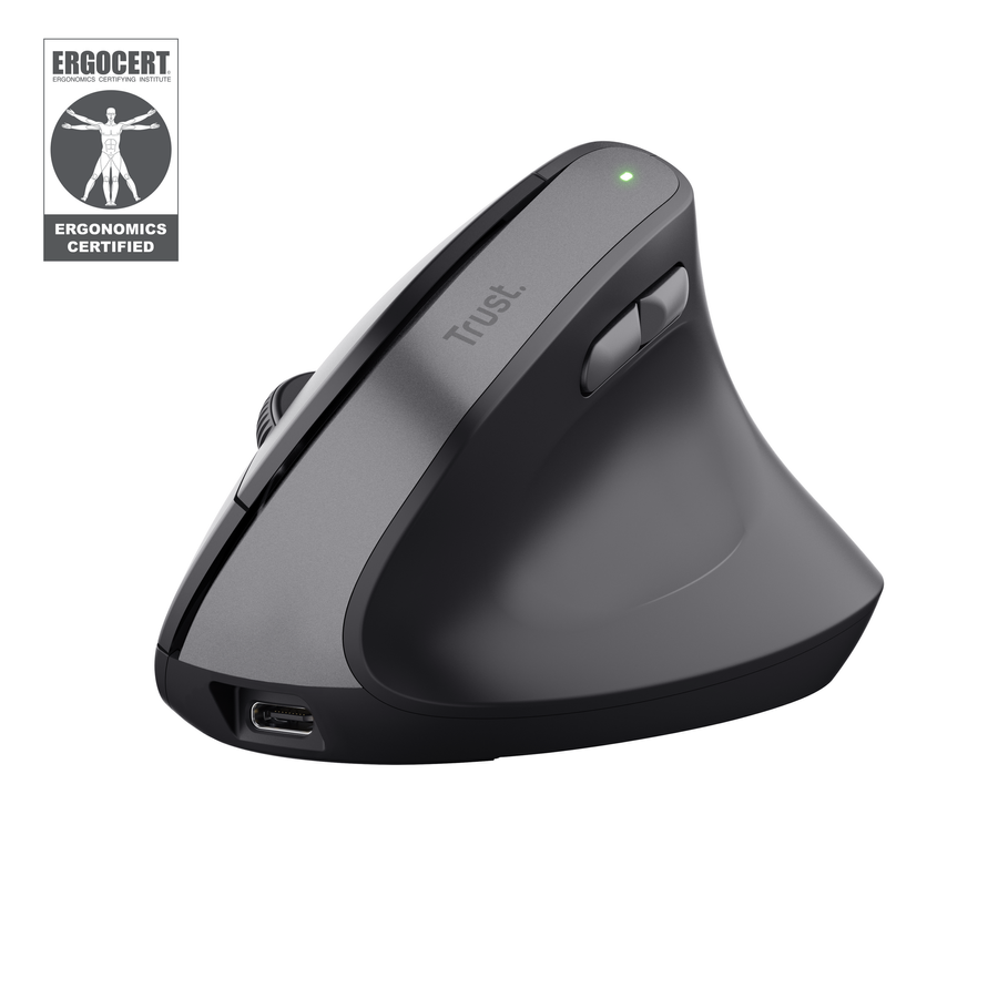 MOUSE TRUST VERTICAL BAYO II ALAMBRICO COD: 16684 - Imagen 3