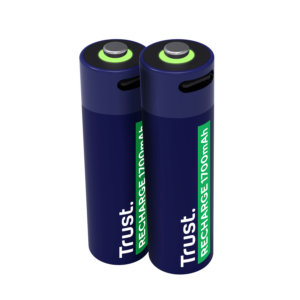BATERIA O PILA TRUST RECARGABLES AA USB C X 2 UNIDAD COD:11836