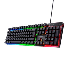 TECLADO TRUST GAMER GXT 835 AZOR CON ILUMINACION COD:40653