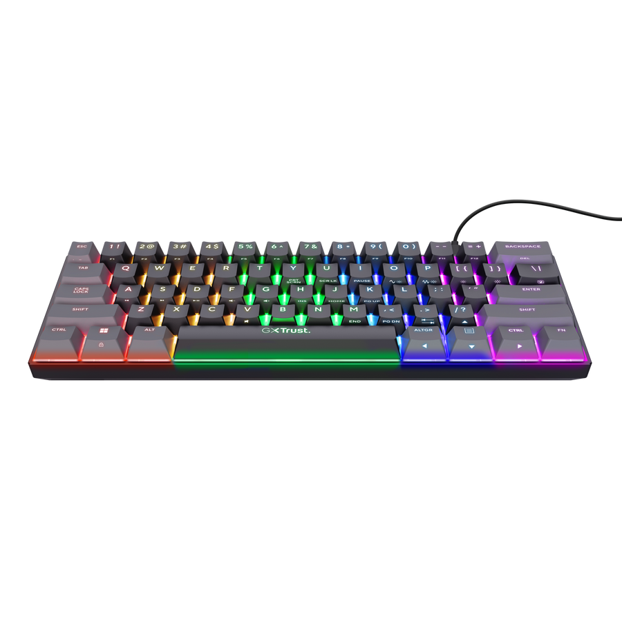 TECLADO TRUST GAMER ACIRA GXT 867 MECANICO 60% COD: 19209 - Imagen 3