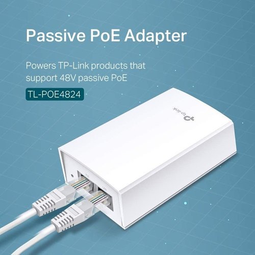 ADAPTADOR TPLINK POE PASIVO 48V TL-POE4824G COD:18363 - Imagen 5