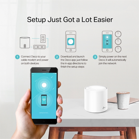 ROUTER TPLINK DECO X20 AX1800 WIFI 6 2 PACK COD: 15207 - Imagen 5