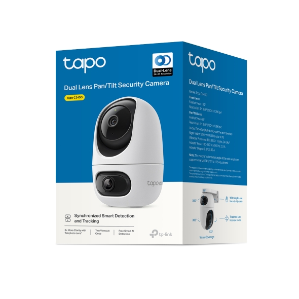 CAMARA TPLINK TAPO C245D DOBLE LENTE USO INTERIOR COD: 19013 - Imagen 12