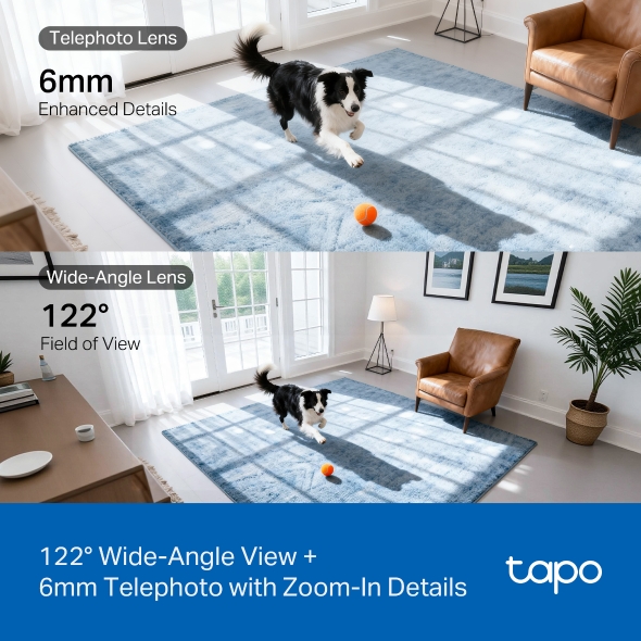 CAMARA TPLINK TAPO C245D DOBLE LENTE USO INTERIOR COD: 19013 - Imagen 5