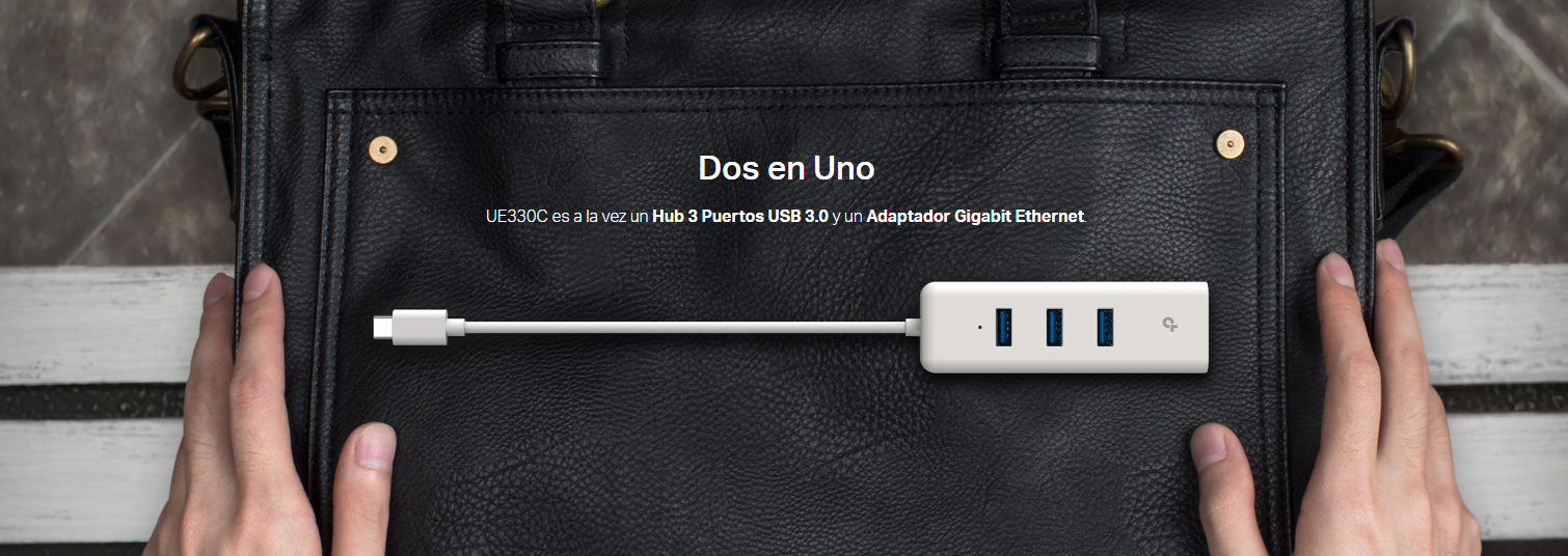 CONVERTIDOR USB C TPLINK A RED GIGIABIT Y 3 PUERTO USB 3.0 UE330C COD: 20487 - Imagen 6